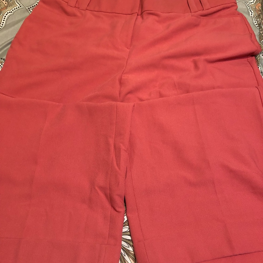 Lane Bryant Salmon Pink Allie wideleg with cuff - Picture 1 of 3